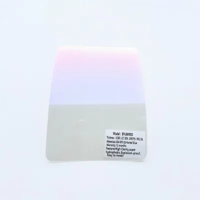 Windshield PPF 6.5mil USA EPU Iridescent Pearl Protection Film VLT 93% UVR 97% High Clarity Hydrophobic Auto Glass Film