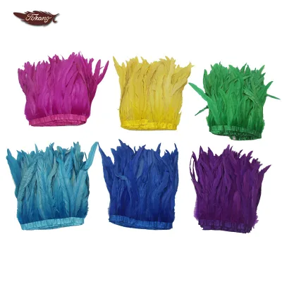Wholesale Cheap Hot Pink 10-12inch Rooster Tail Feather Trimming
