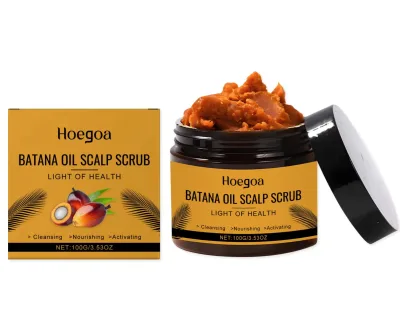 Batana Herbal Hair Cream Private Label Concentrated Formula for Cleansing Scalp Strengthening Hair Reducing Frizz Hair-Loss