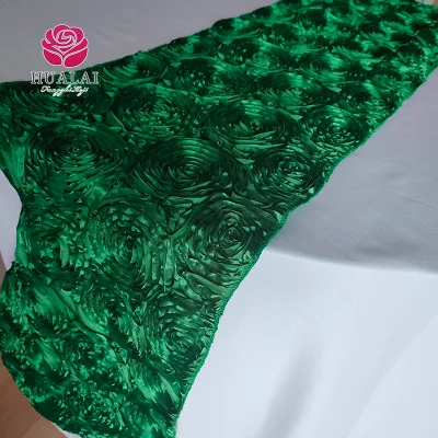 HT-TC-Z007-13inch*108inch Custonize table runners with various colors and embroidered patterns like bags