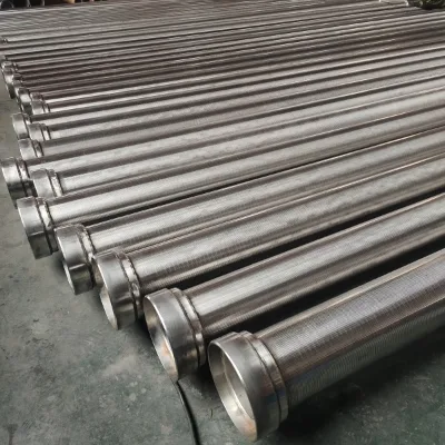 Water Well Drilling Johnson Filter Screen Ss304l Beveled Plain Tube