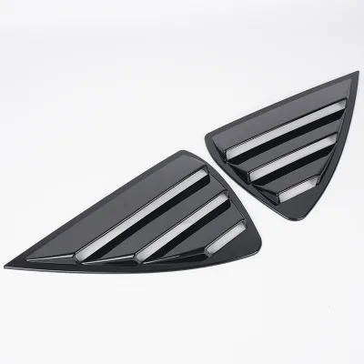 MG6 Car Rear Window Side Louvers Vent Trim Exterior Accessories ABS Rear Window Louver Shutter Cover