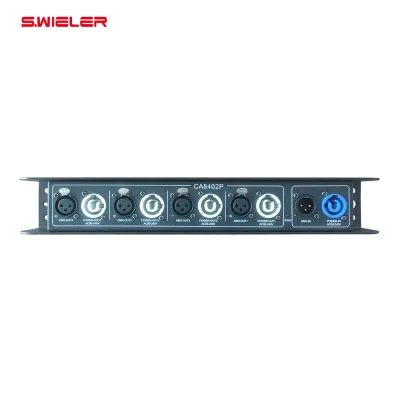 Portable Stage Performance Dj Lighting 1 Input 4 Output Dmx512 Signal Box Metal Shell Mini 4-Channel Dmx Signal Amplifier