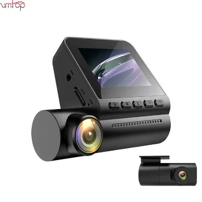 4K IPS Dual Dash Camera 4.0inch LCD WiFi GPS Car DVR Video Recorder 24H Parking 170 Motion Detection