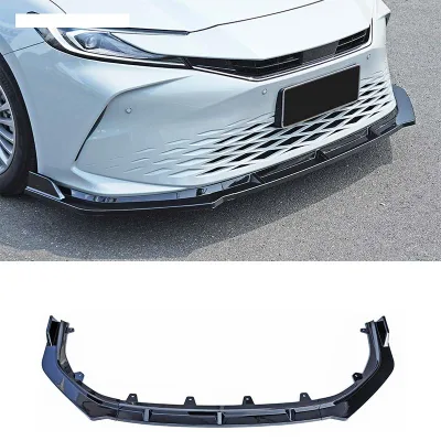 Glossy Black Front Bumper Lip Diffuser for Toyota Camry 2025 Body Kit Car Exterior Modification Protector Accessories