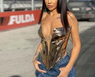 Y23TP009 Wholesale 2025 Summer Shiny Material Hot Sexy Crop Top Backless Corset Women's Tank Tops