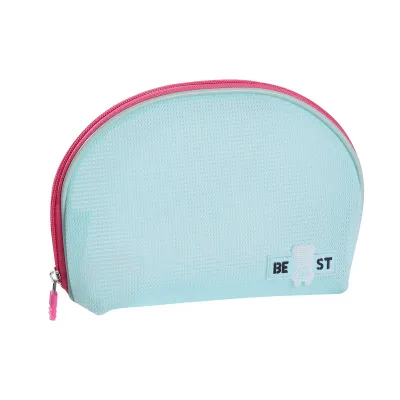 OEM ODM Cosmetic Bag Large Capacity Waterproof Cosmetic Bag Travel Toilet Pouch Soft Mesh Makeup Bag for Women