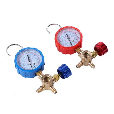 Factory Wholesale Refrigeration Parts Manifold Gauge Pressure Gauge R134A/R410 A/C on Sale
