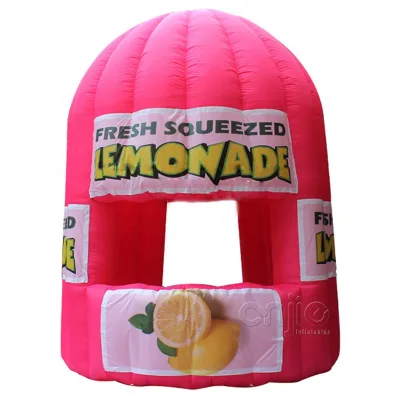 Hot Sales Cheap Flateable Inflatable Lemonade Stand Kiosk Concession Booth for Advertising
