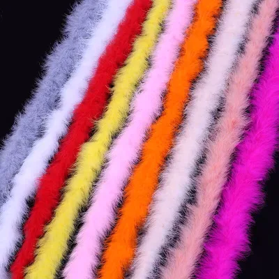 2m Fluffy Turkey Feather Boa for DIY Decoration/Carnival Costume/Evening Party