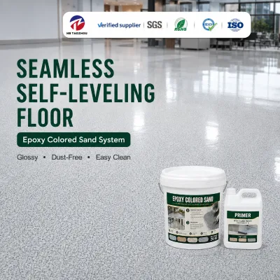 TZ Self-Leveling Epoxy Mortar Floor Leveler Compound Liquid Fast Curing Concrete Screed for Warehouse Supermarket Parking Garage