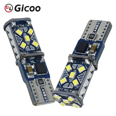GICOO T10 W5W WY5W Super Bright LED Canbus Car Parking Lights Auto Wedge Turn Side Bulbs Car Interior Reading Dome Lamp