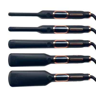 Professional 450F Ceramic Flat Iron Dual Voltage Portable Hair Straightener with Titanium Plate for Salon Hair Private Label