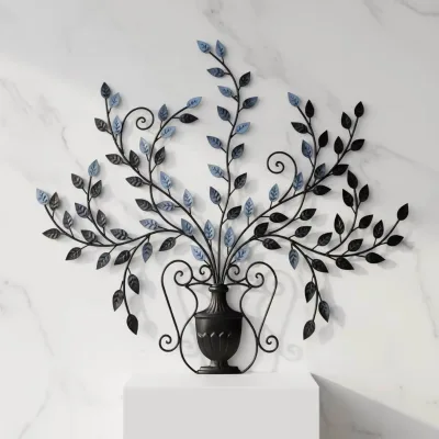 Indoor Metal Wall Art Wrought Iron Home Decoration