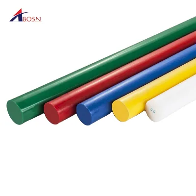 Custom UHMW-PE Solid Plastic Bar Nylon Sheet Bars HDPE Extruding UHMWPE Rod Plastic Rod