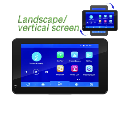 7'' Screen Portable Car MP5 Mirrorlink BT CarPlay&Android Auto TF Card Play Reversing Video HD Car Player