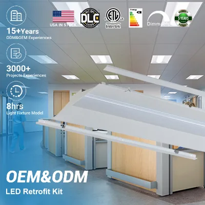 Wholesale Commercial Lighting Steel Sheet Square Shape 2x2 2x4 24w 36w 40w 50w Led Retrofit Kit Lights
