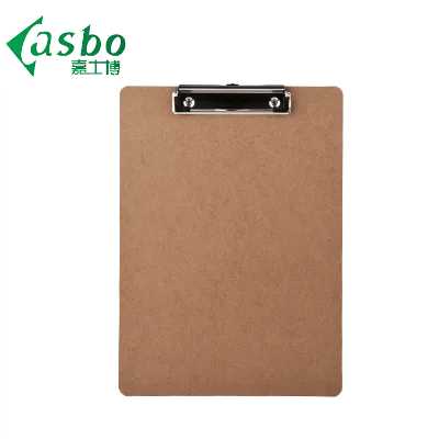 Kasbo WordPad Writing Pad Folder Powerful Brown FC Clip Board Model 8071