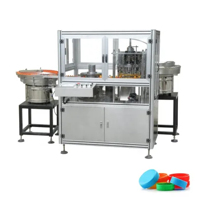 High Efficiency Automatic Plastic Bottle Cap Assembly Machine Multi Parts Cap Assembling Equipment