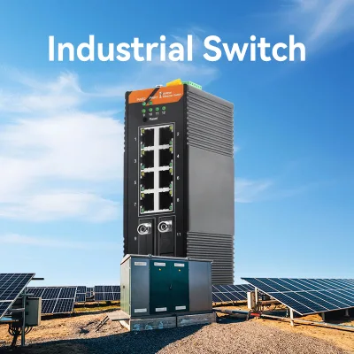 Factory Price Unmanaged 10/100/1000M 8-Ports POE Industrial Switch 2XSFP Fanless Full-Duplex Din Rail 20G Capacity for CCTV