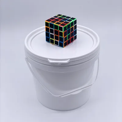 2000ml Clear 2L Large Fruit Cups Bucket Food Storage Containers Box 64oz PP Plastic Boba Milk Tea Beer Drink Pail with Handle