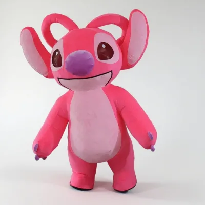 Meters Customized Plush Cartoon Character Inflatable Stitch Mascot Costume for Sale