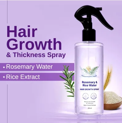 Private Label Anti Hair Loss Moisturizing Pure Rosemary Water Spray Rosemary and Rice Water for Hair Growth