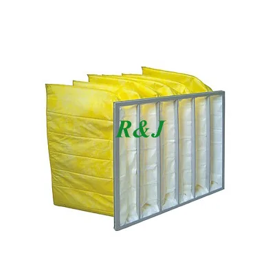 Filter Medium F7 Pink Medium Efficiency Pocket Air Filter Bag Chemical Filter for Collect Dust