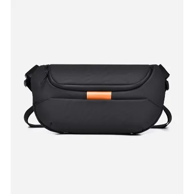 Fashionable New Designer Waist Crossbody Sling Sports Bag Multiple Layers Waterproof Single Shoulder with Zipper Closure