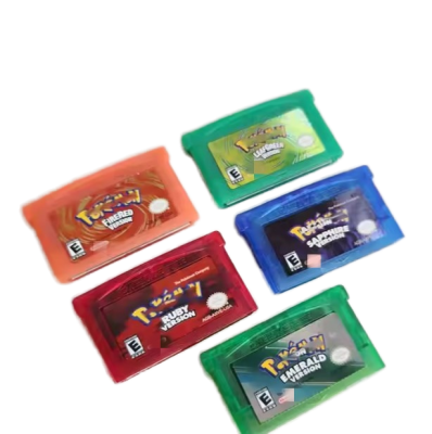 German Version Video Game Card for GBA Glitter Labeled Plastic Gameboy Advance Cartridge