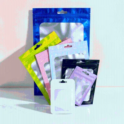 Matt Pink Resealable Mylar Zipper Bags4 Mil Ziplok Bag Smell Proof Bag Food Packaging Pouch With Clear Window Shipping Bags