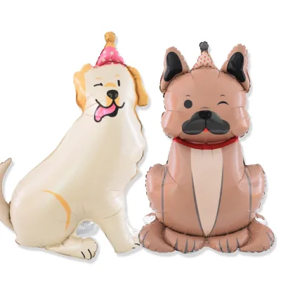 Dog for Christmas Standing Pet Decor Dog's Birthday Decorations Birthday Party Decoration