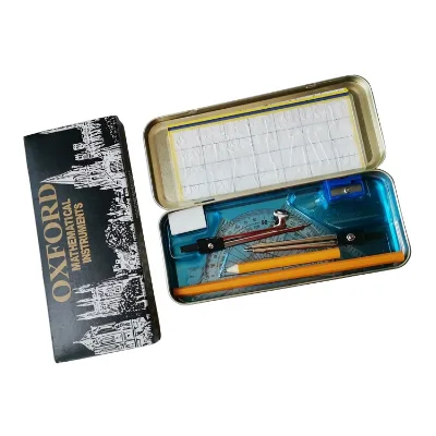School Stationery Set 13pcs Oxford Geometry Box