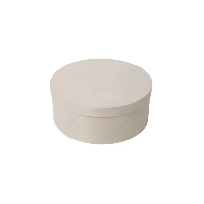 Round Wooden Cookie Box Poplar Veneer Cheap Wooden Pie Cake Fruit Box