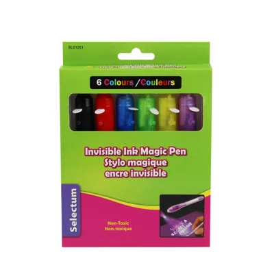 Upgraded Spy Pen Low Moq Customized Magical with UV Light Magic Marker Invisible Ink Pen