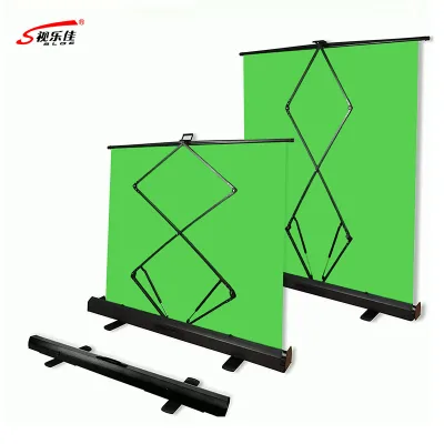 Pull up Photography Green Screen Collapsible Chroma Key Panel Backdrop Big Size for Video Studio Live Game