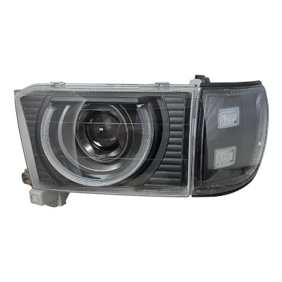 Suitable for Toyota 96-06 Ultraman Headlight Assembly 4Runner Refitting LED Daytime Running Lamp Lens Headlights.