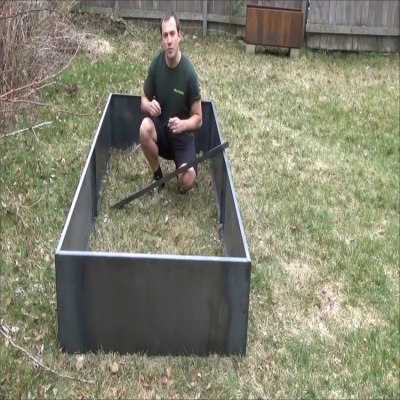 Rectangular Outdoor Planter Garden Bed Planter Box Pot Sandston Planter Garden