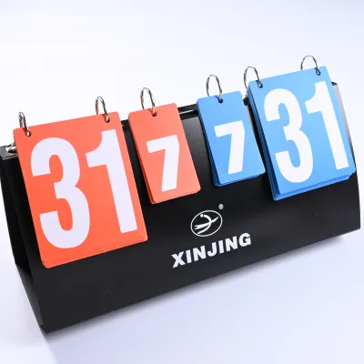 Sport Table Tennis Scoreboard Basketball Football Volleyball 4-Digit Score Board Easy Safety Exercise Accessories