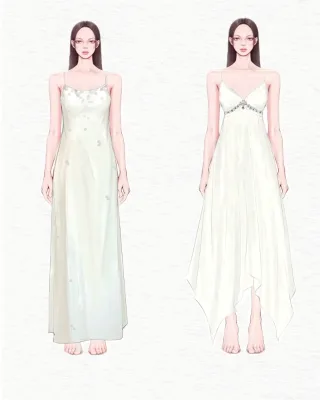 Customized Breathable Fabric Vintage Floor-Length A-Line Occasion Dress
