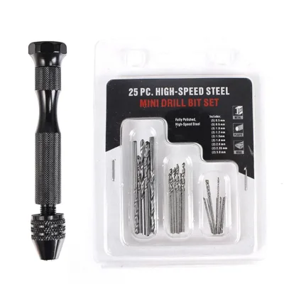 Mini Drill Bit Set 25pcs One Set High Quality Drilling Tools