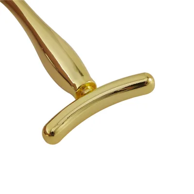 HY Factory Direct Facial Massager Tool Comb With Vibrating Function Zinc Alloy massager tool