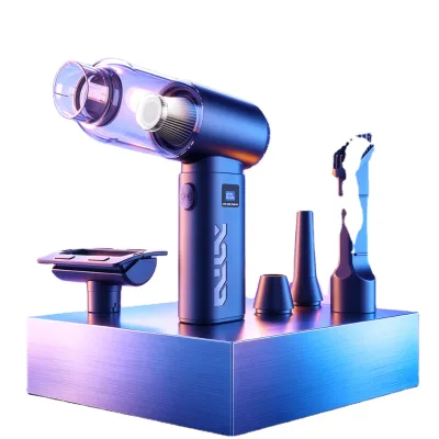 Super Powerful Cordless Mini Vacuum Cleaner with 13KPa Suction Portable Battery-Powered Dry Cleaning for Home Car