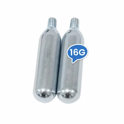 Refillable 12g-38g CO2 N2 AR Steel Cartridges Threaded Fast Tire Inflation Disposable Gas Cylinder Low Pressure FD FD1219