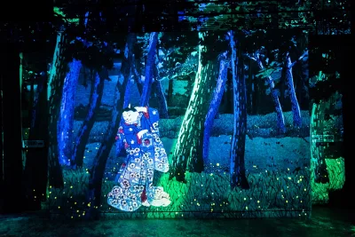 Advanced Custom Immersive 360° Projection Room System Radar Motion Tracking Interactive Digital Exhibition Equipment