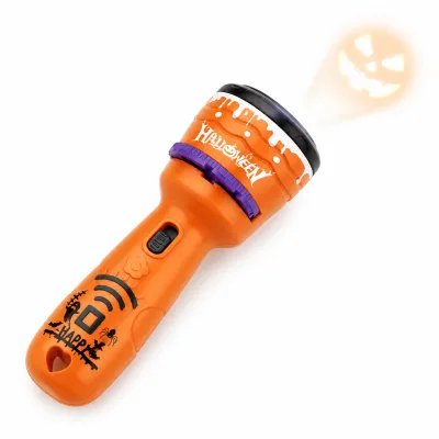 Halloween Projection Flashlight Toy 24 Images Slides Torch Light Kids Visual Discovery Party Trick or Treat Educational Gift