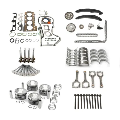 Engine Pistons Gaskets Timing Overhaul Rebuild Kit Fit for VW AUDI 1.4 TSI EA111 03C107065BL 03C107065AQ 03C107065AS 03C107065BF