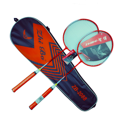 Wholesale Sports Badminton Rackets Green Yellow Orange Blue Custom LOGO Rackets and Bag Sports Badminton Racket