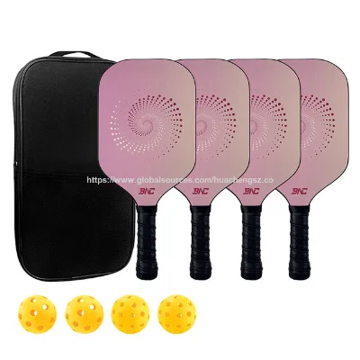 Factory-direct carbon fiber pickleball paddle with integrated handle - ultra-lightweight speed training paddle