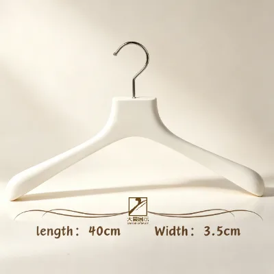 White High Quality Ergonomic Ps Hangers for Clothing Display in Clothing Store and Supermarket Luxury Design